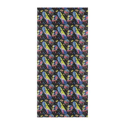 Skateboard Print Design LKS304 Beach Towel 32" x 71"