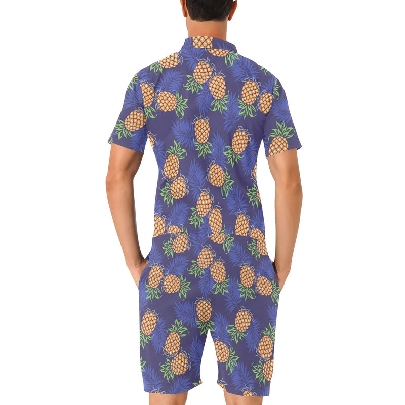 Pineapple Pattern Print Design PP02 Men's Romper