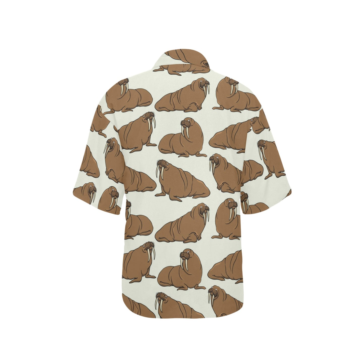Walrus Pattern Print Design 03 Women's Hawaiian Shirt