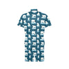 Polar Bear Pattern Print Design PB02 Men's Romper