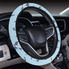 Swallow Bird Pattern Print Design 06 Steering Wheel Cover with Elastic Edge