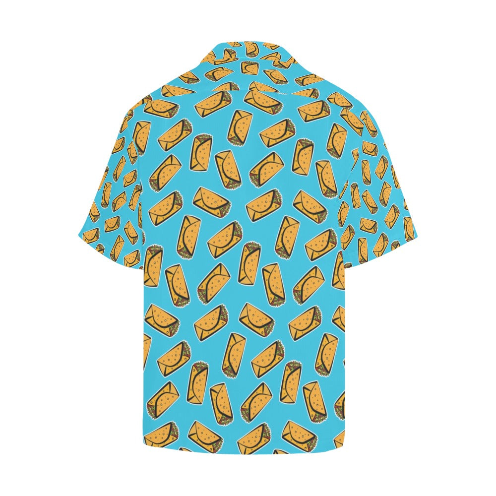 Burrito Print Design LKS301 Men's Hawaiian Shirt