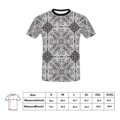 Bandana Print Design LKS309 Men's All Over Print T-shirt