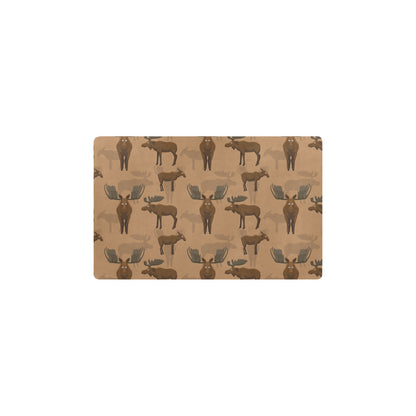 Moose Pattern Print Design 03 Kitchen Mat