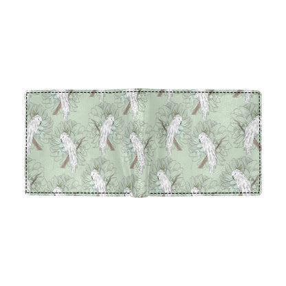 Cockatiel Pattern Print Design 01 Men's ID Card Wallet