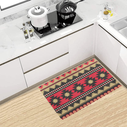 Navajo Pattern Print Design A04 Kitchen Mat