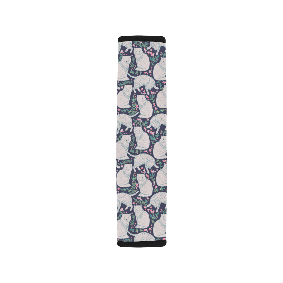 Cat Pattern Print Design 06 Car Seat Belt Cover