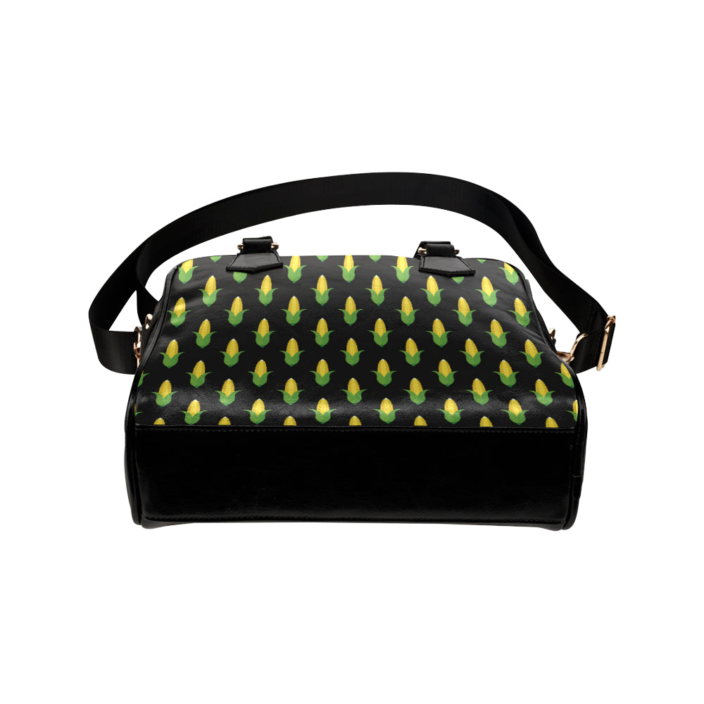 Corn Pattern Print Design 05 Shoulder Handbag