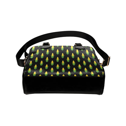 Corn Pattern Print Design 05 Shoulder Handbag