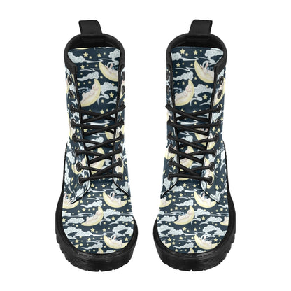 Rabbit Sleeping Pattern Print Design RB08 Women's Boots