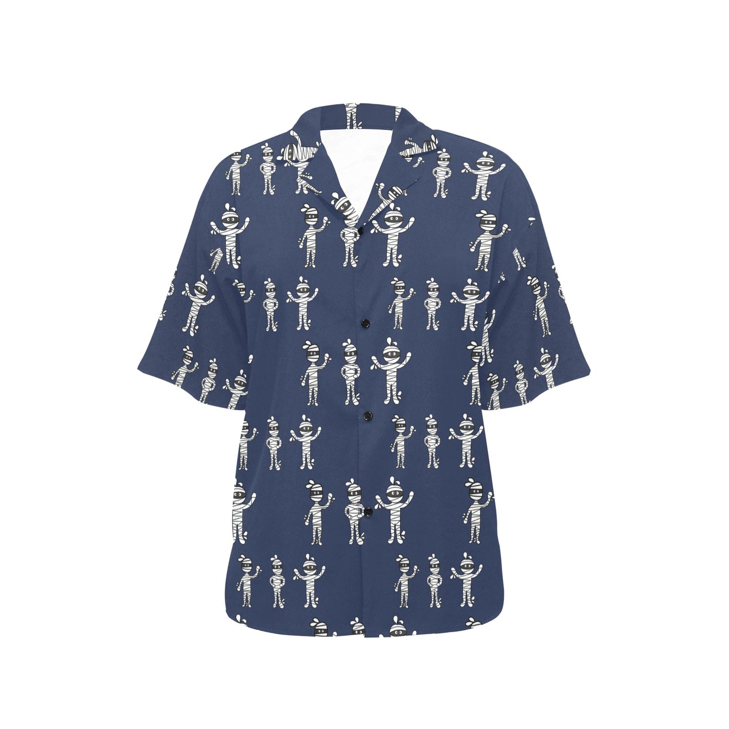 Mummy Print Design LKS306 Women's Hawaiian Shirt