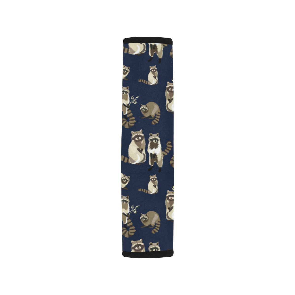 Raccoon Pattern Print Design A06 Car Seat Belt Cover