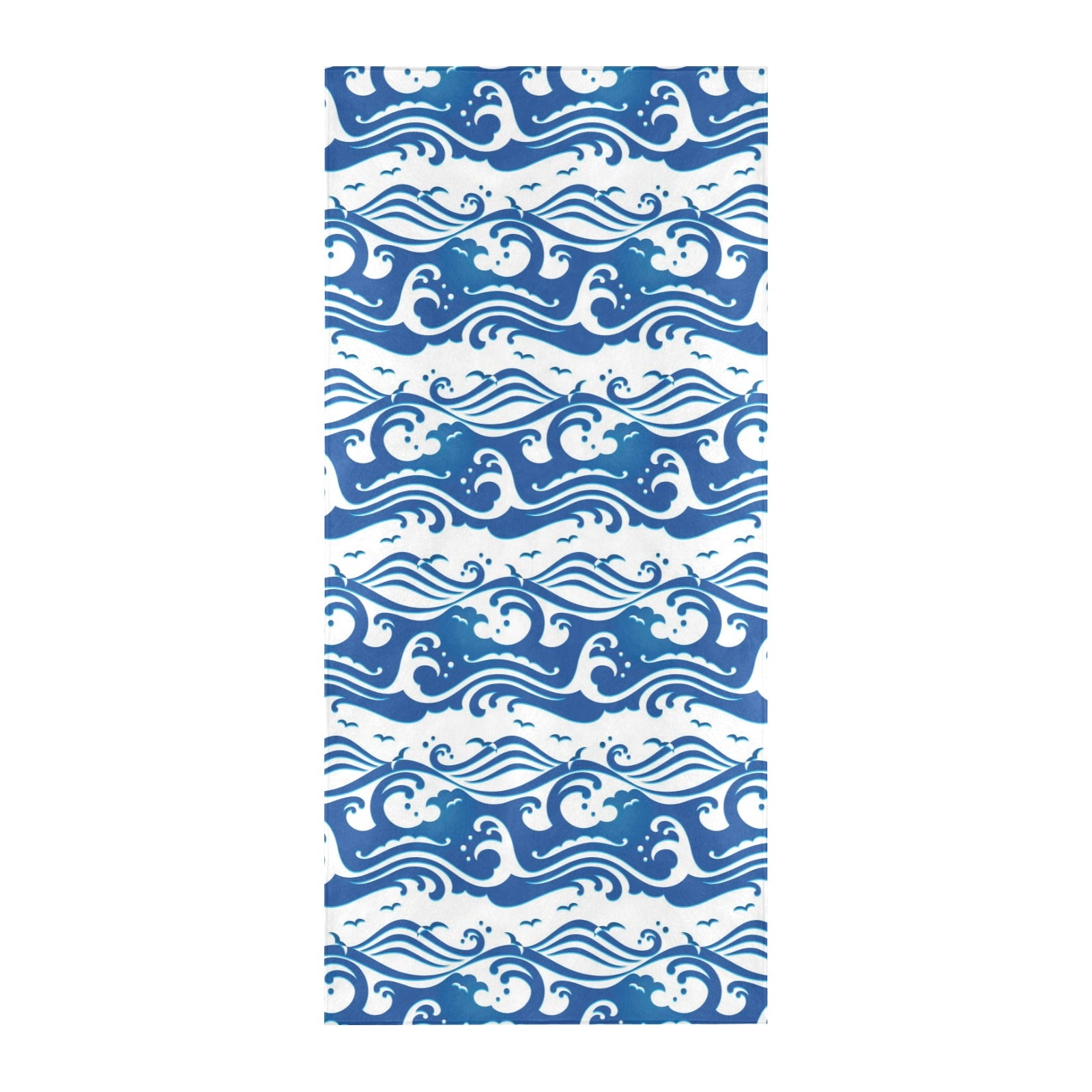 Wave Print Design LKS303 Beach Towel 32" x 71"