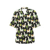 Alpaca Cactus Pattern Print Design 07 Women's Hawaiian Shirt