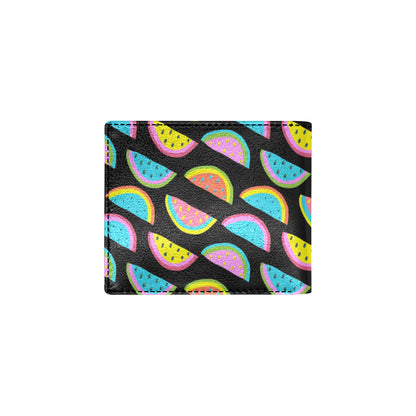Watermelon Pattern Print Design WM08 Men's ID Card Wallet