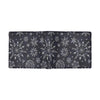 Sun Moon Pattern Men's ID Card Wallet