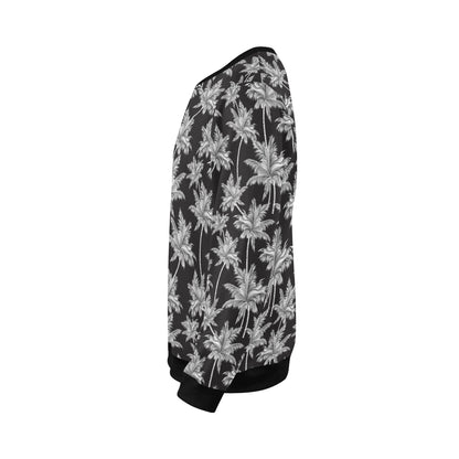 Palm Tree Pattern Print Design PT03 Men Long Sleeve Sweatshirt