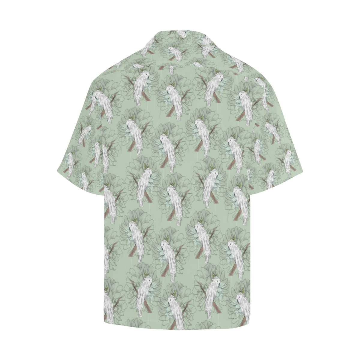 Cockatiel Pattern Print Design 01 Men's Hawaiian Shirt