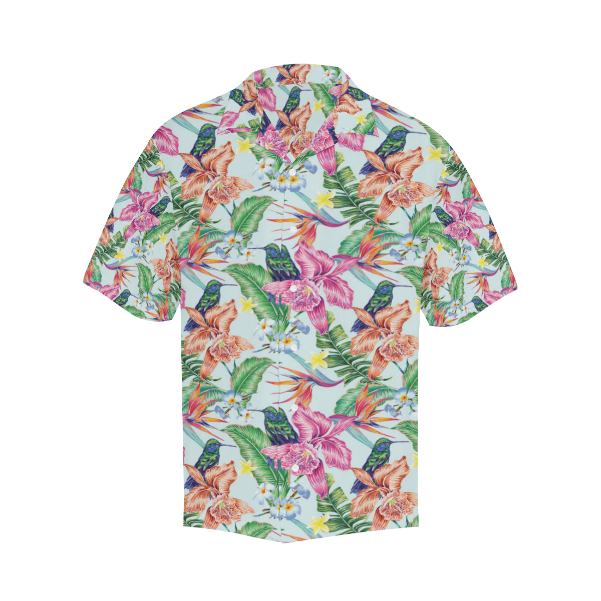 Hummingbird Tropical Pattern Print Design 05 Men's Hawaiian Shirt