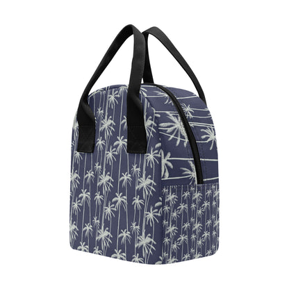 Palm Tree Pattern Print Design PT06 Insulated Lunch Bag