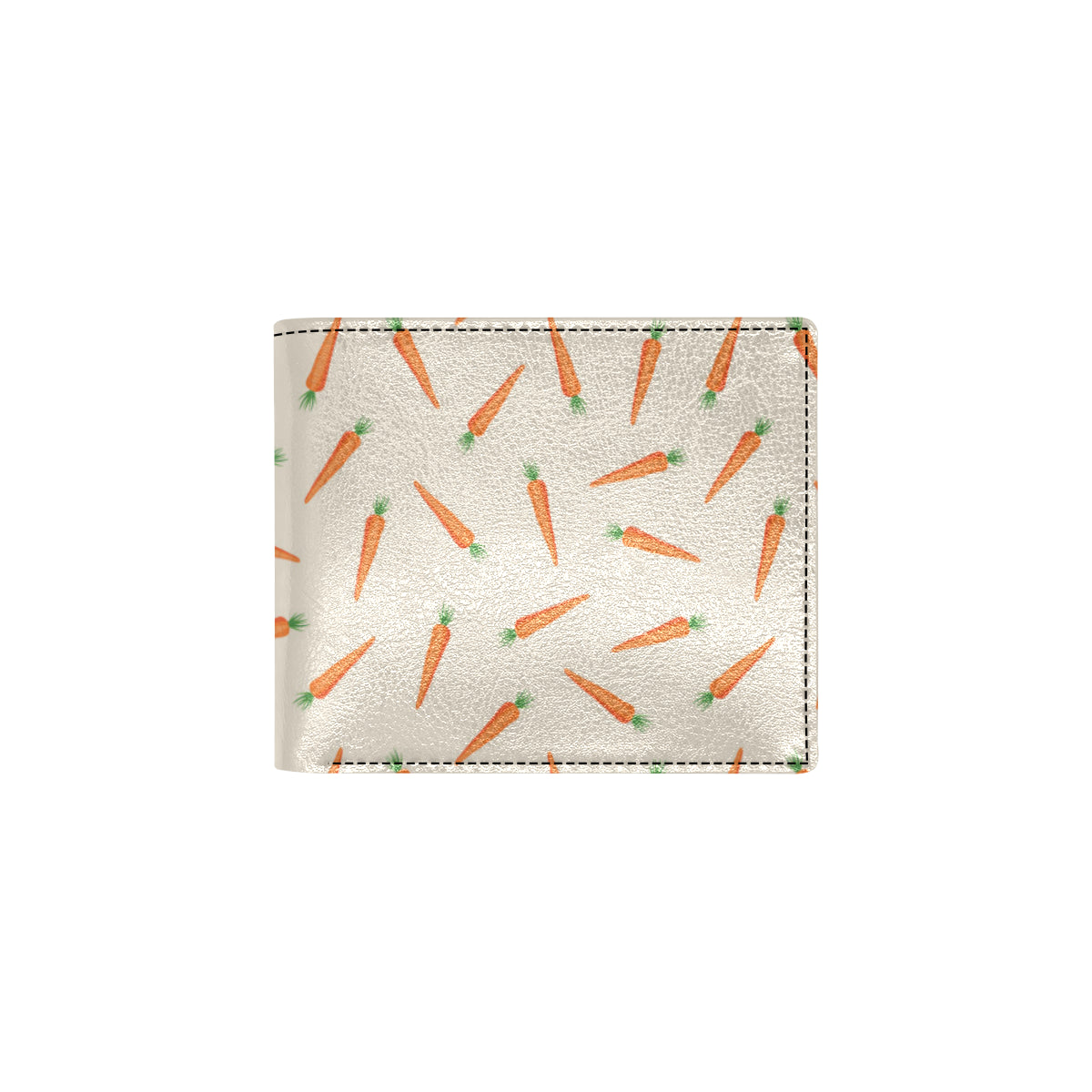 Carrot Pattern Print Design 07 Men's ID Card Wallet