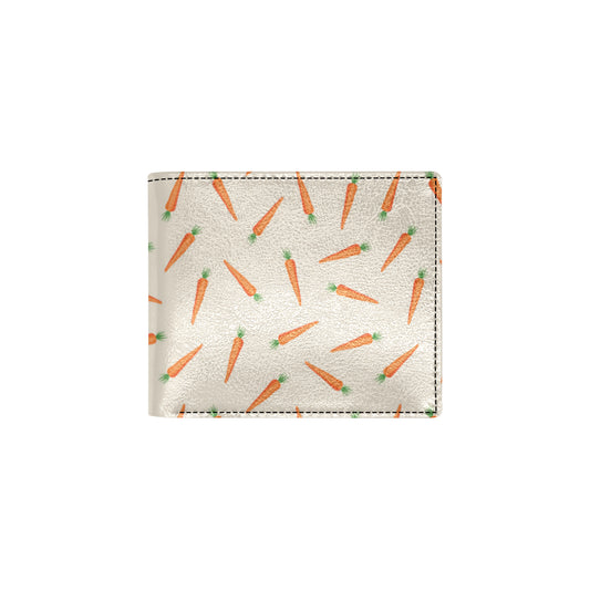 Carrot Pattern Print Design 07 Men's ID Card Wallet