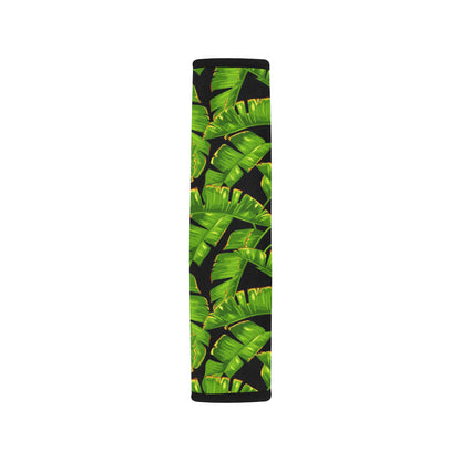 Banana Leaf Pattern Print Design BL06 Car Seat Belt Cover