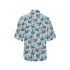 Swallow Bird Pattern Print Design 02 Women's Hawaiian Shirt