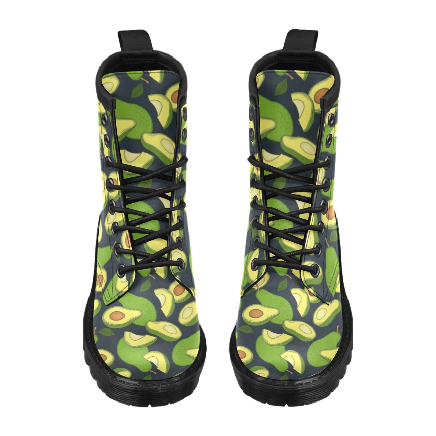 Avocado Pattern Print Design AC013 Women's Boots