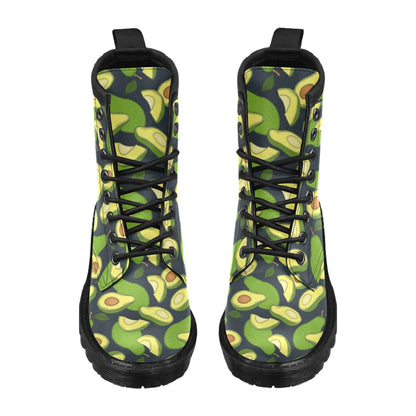 Avocado Pattern Print Design AC013 Women's Boots