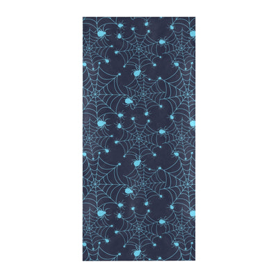 Spider Web Blue Print Design LKS304 Beach Towel 32" x 71"