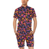 Skull Multicolor Print Design LKS3011 Men's Romper