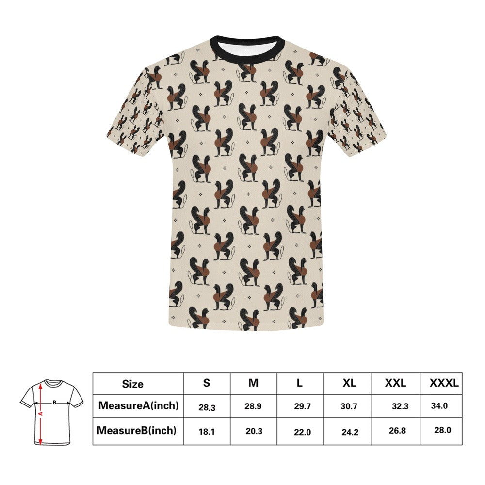 Ancient Greek Print Design LKS3010 Men's All Over Print T-shirt