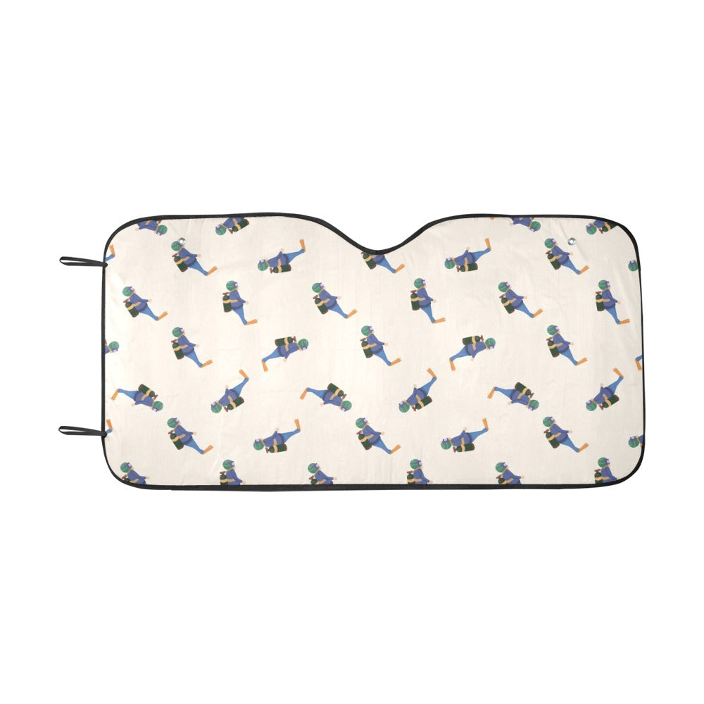 Scuba Driver Print Design LKS301 Car front Windshield Sun Shade