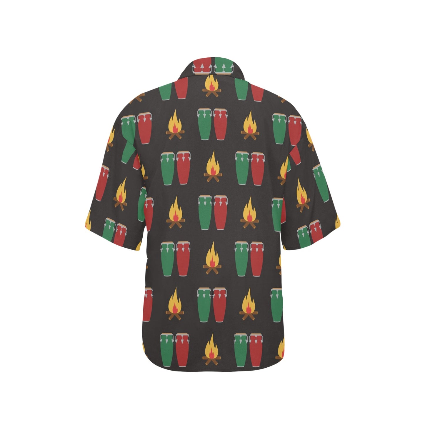 Conga Pattern Print Design 01 Women's Hawaiian Shirt