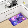 Galaxy Night Stardust Space Print Kitchen Mat