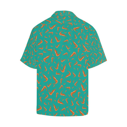 Shrimp Print Design LKS301 Men's Hawaiian Shirt
