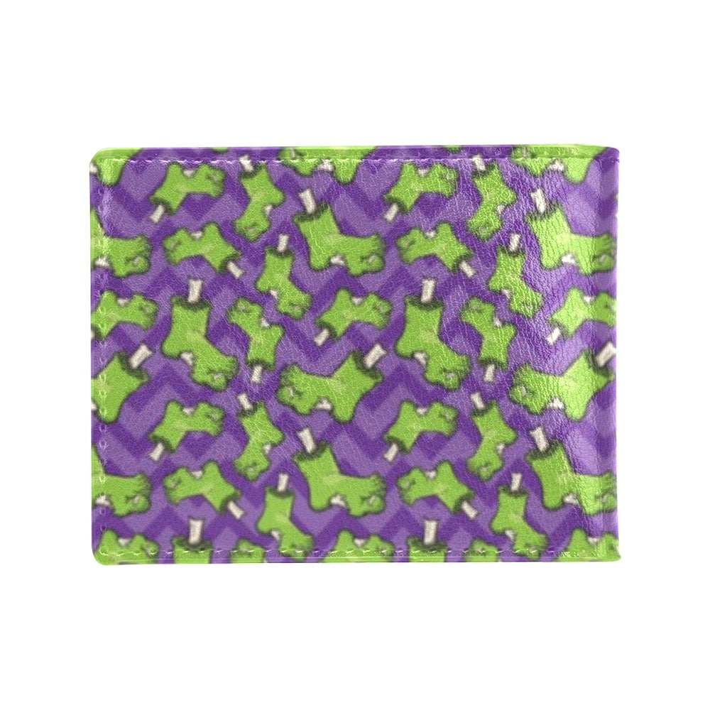 Zombie Foot Design Pattern Print Men's ID Card Wallet