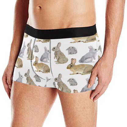 Rabbit Pattern Print Design 02 Men's Boxer Briefs