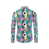 90s Pattern Print Design 3 Men's Long Sleeve Shirt