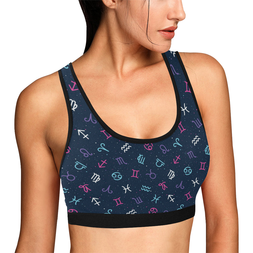 Constellation Pattern Print Design 04 Sports Bra