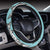 Barracuda Pattern Print Design 03 Steering Wheel Cover with Elastic Edge