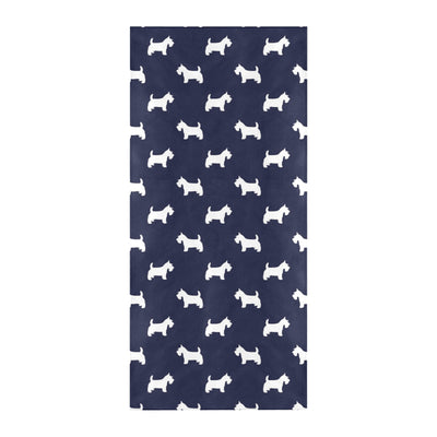 Scottish Terriers Print Design LKS3019 Beach Towel 32" x 71"