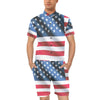 American flag Classic Men's Romper