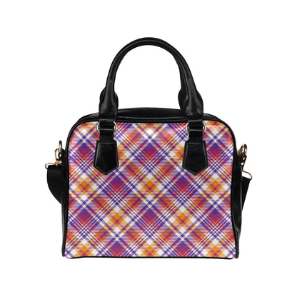 Madras Pattern Print Design 02 Shoulder Handbag