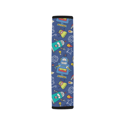Robot Pattern Print Design A03 Car Seat Belt Cover