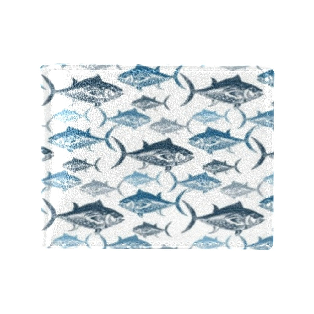 Tuna Fish Print Design LKS303 Men's ID Card Wallet