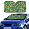 Shamrock Horse Shoes Saint Patrick's Day Print Design LKS307 Car front Windshield Sun Shade