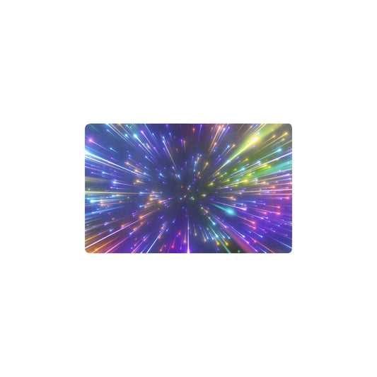 Celestial Rainbow Speed Light Kitchen Mat