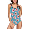 Cherry Blossom Pattern Print Design CB09 Women Swimsuit